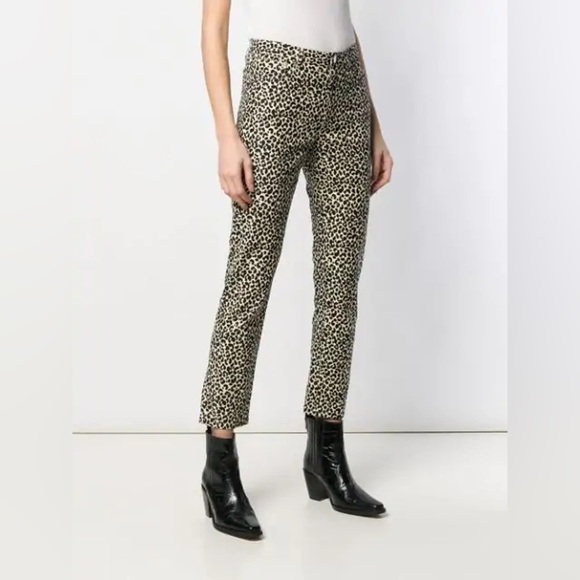 A.P.C Leopard Print Straight Jeans - Picture 3 of 9